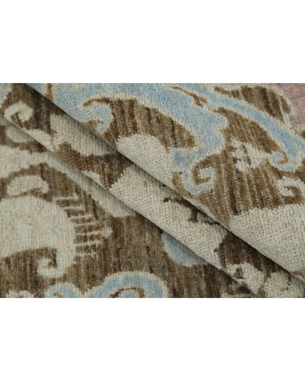 Artemix 9' 9" X 13' 6" Hand Knotted Wool Rug 9' 9" X 13' 6" (297 X 411) / Brown / Wool