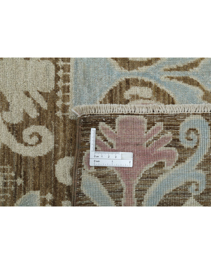 Artemix 9' 9" X 13' 6" Hand Knotted Wool Rug 9' 9" X 13' 6" (297 X 411) / Brown / Wool