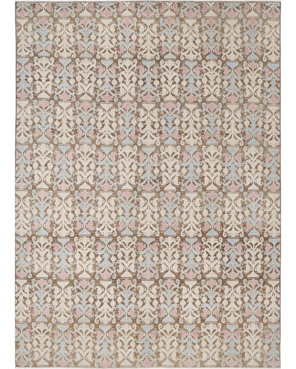 Artemix 9' 9" X 13' 6" Hand Knotted Wool Rug 9' 9" X 13' 6" (297 X 411) / Brown / Wool