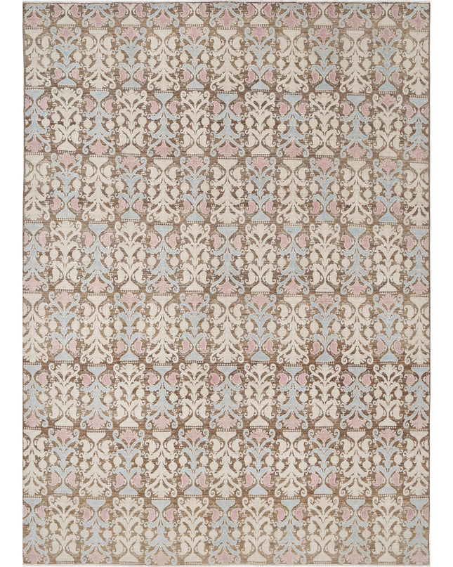 Artemix 9' 9" X 13' 6" Hand Knotted Wool Rug 9' 9" X 13' 6" (297 X 411) / Brown / Wool