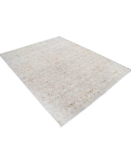 Artemix 6' 0" X 7' 9" Hand Knotted Wool Rug 6' 0" X 7' 9" (183 X 236) / Ivory / Wool