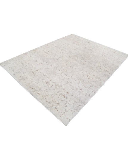 Artemix 6' 0" X 7' 9" Hand Knotted Wool Rug 6' 0" X 7' 9" (183 X 236) / Ivory / Wool