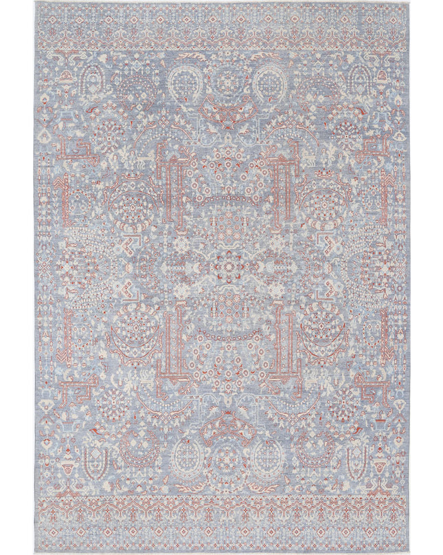 Artemix 8' 11" X 13' 0" Hand Knotted Wool Rug 8' 11" X 13' 0" (272 X 396) / Grey / Wool