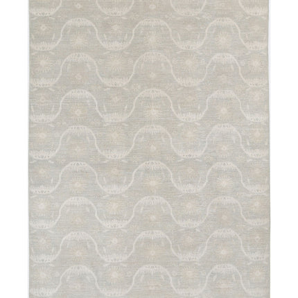 Artemix 9' 0" X 11' 6" Hand Knotted Wool Rug 9' 0" X 11' 6" (274 X 351) / Ivory / Wool