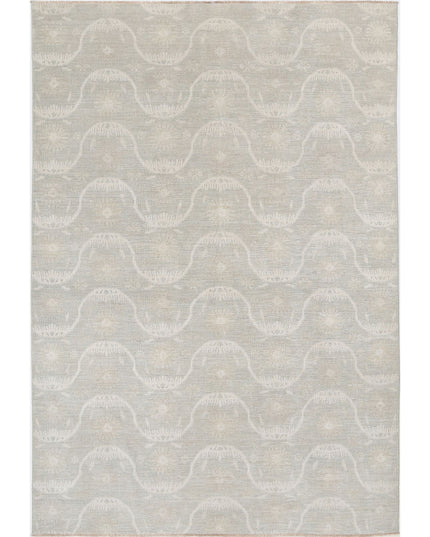 Artemix 9' 0" X 11' 6" Hand Knotted Wool Rug 9' 0" X 11' 6" (274 X 351) / Ivory / Wool