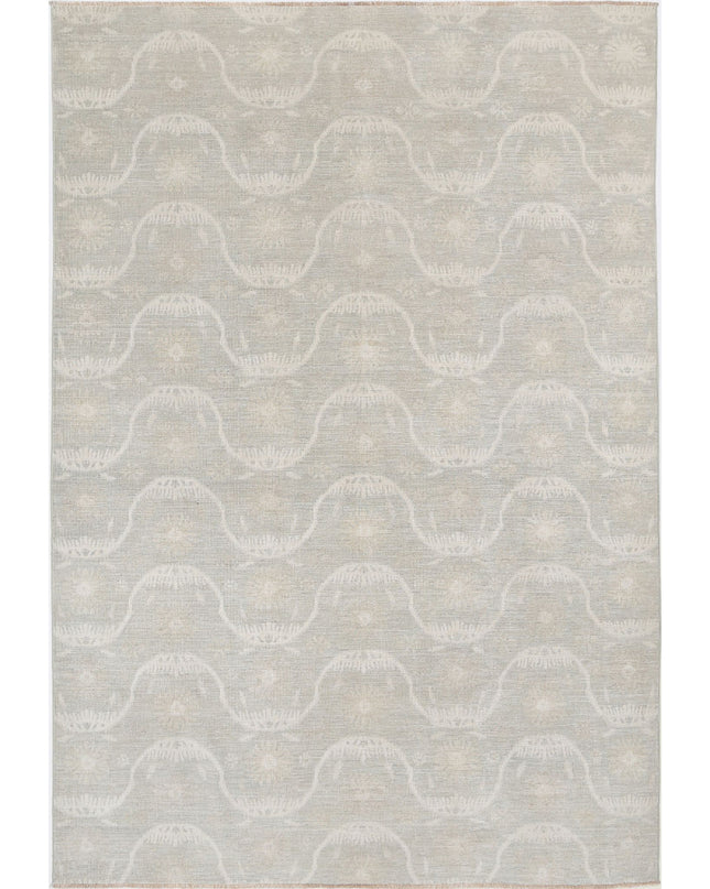 Artemix 9' 0" X 11' 6" Hand Knotted Wool Rug 9' 0" X 11' 6" (274 X 351) / Ivory / Wool