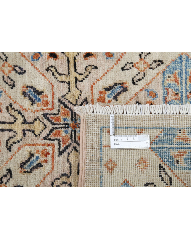 Artemix 4' 10" X 9' 4" Hand Knotted Wool Rug 4' 10" X 9' 4" (147 X 284) / Ivory / Wool