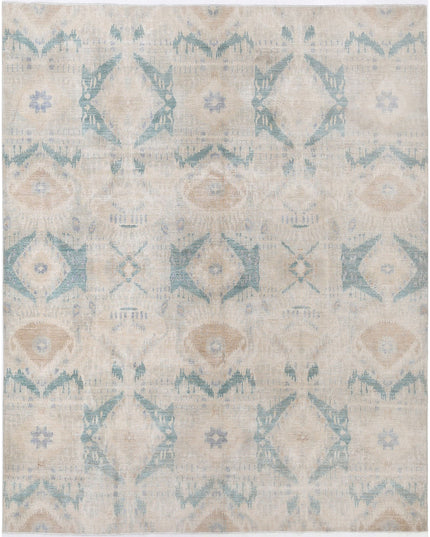 Artemix 7' 10" X 9' 10" Hand Knotted Wool Rug 7' 10" X 9' 10" (239 X 300) / Ivory / Wool