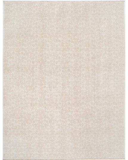 Artemix 9' 0" X 11' 8" Hand Knotted Wool Rug 9' 0" X 11' 8" (274 X 356) / Ivory / Wool