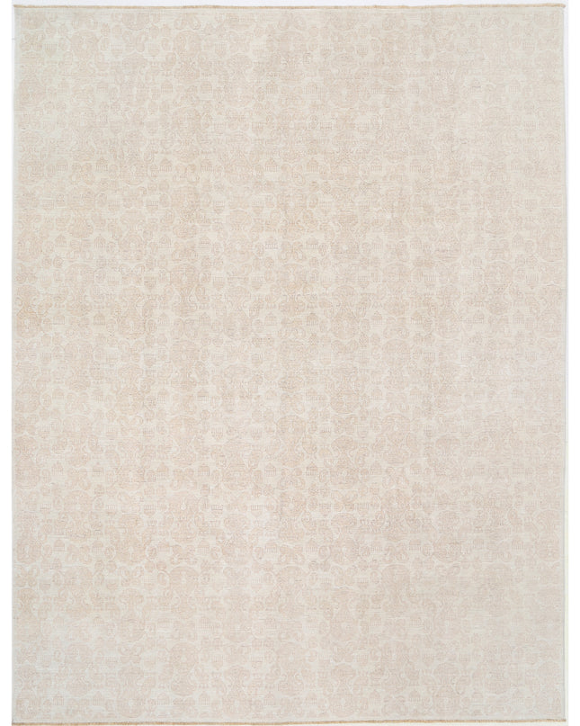 Artemix 9' 0" X 11' 8" Hand Knotted Wool Rug 9' 0" X 11' 8" (274 X 356) / Ivory / Wool