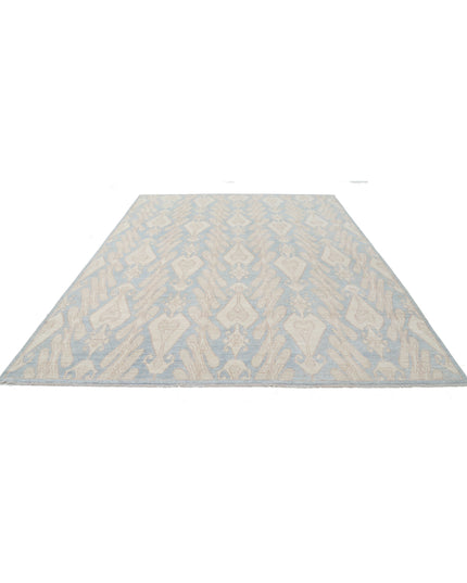 Artemix 8' 8" X 11' 6" Hand Knotted Wool Rug 8' 8" X 11' 6" (264 X 351) / Blue / Wool