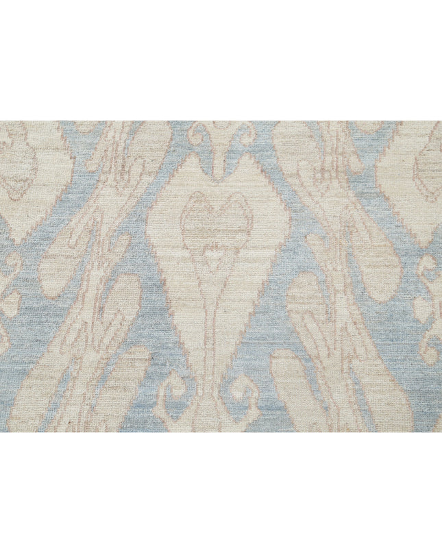 Artemix 8' 8" X 11' 6" Hand Knotted Wool Rug 8' 8" X 11' 6" (264 X 351) / Blue / Wool