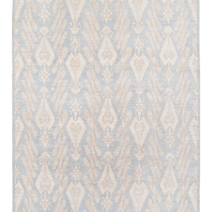 Artemix 8' 8" X 11' 6" Hand Knotted Wool Rug 8' 8" X 11' 6" (264 X 351) / Blue / Wool