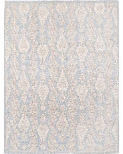Artemix 8' 8" X 11' 6" Hand Knotted Wool Rug 8' 8" X 11' 6" (264 X 351) / Blue / Wool