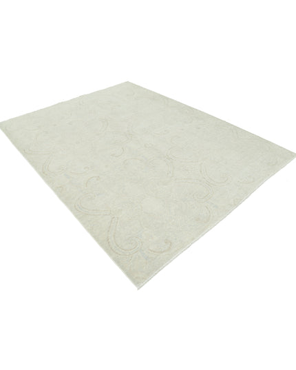 Artemix 6' 4" X 8' 3" Hand Knotted Wool Rug 6' 4" X 8' 3" (193 X 251) / Grey / Wool