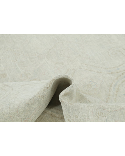 Artemix 6' 4" X 8' 3" Hand Knotted Wool Rug 6' 4" X 8' 3" (193 X 251) / Grey / Wool