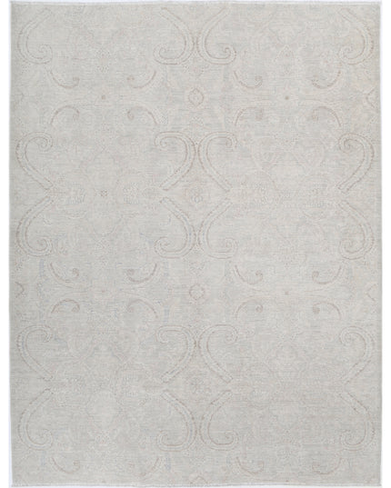 Artemix 6' 4" X 8' 3" Hand Knotted Wool Rug 6' 4" X 8' 3" (193 X 251) / Grey / Wool