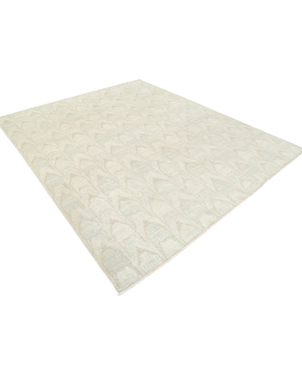 Artemix 7' 9" X 9' 4" Hand Knotted Wool Rug 7' 9" X 9' 4" (236 X 284) / Ivory / Wool