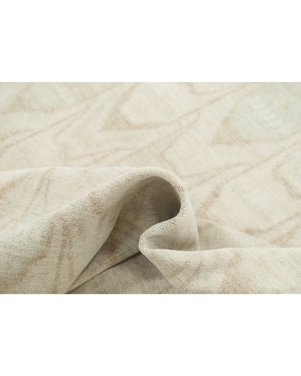 Artemix 7' 9" X 9' 4" Hand Knotted Wool Rug 7' 9" X 9' 4" (236 X 284) / Ivory / Wool