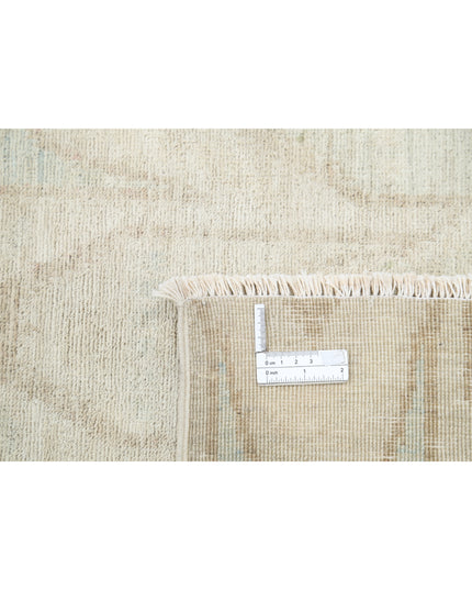 Artemix 7' 9" X 9' 4" Hand Knotted Wool Rug 7' 9" X 9' 4" (236 X 284) / Ivory / Wool