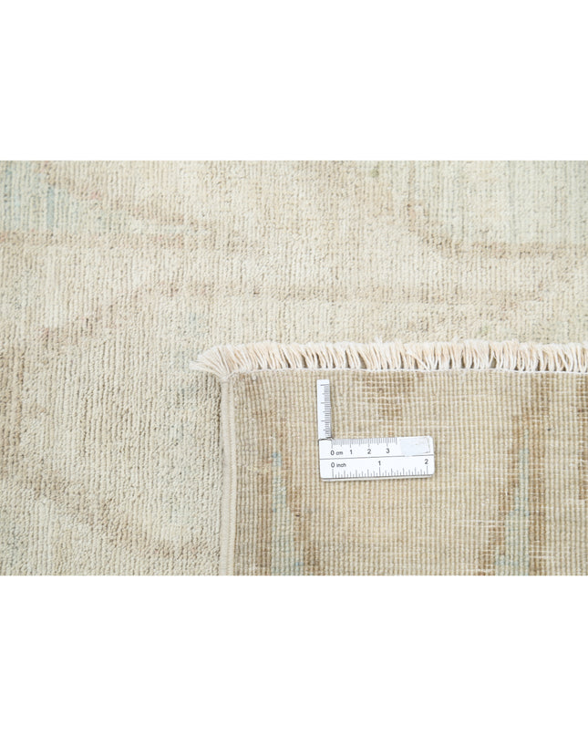 Artemix 7' 9" X 9' 4" Hand Knotted Wool Rug 7' 9" X 9' 4" (236 X 284) / Ivory / Wool