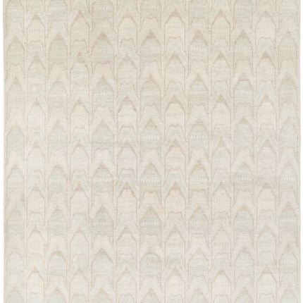 Artemix 7' 9" X 9' 4" Hand Knotted Wool Rug 7' 9" X 9' 4" (236 X 284) / Ivory / Wool