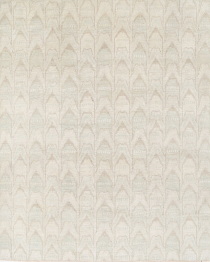 Artemix 7' 9" X 9' 4" Hand Knotted Wool Rug 7' 9" X 9' 4" (236 X 284) / Ivory / Wool