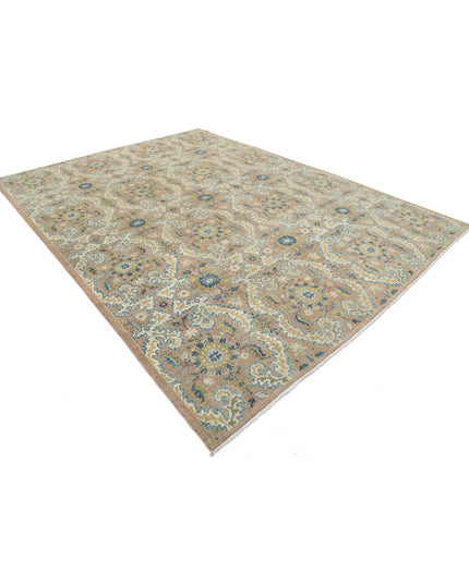 Artemix 8' 10" X 12' 2" Hand Knotted Wool Rug 8' 10" X 12' 2" (269 X 371) / Tan / Wool