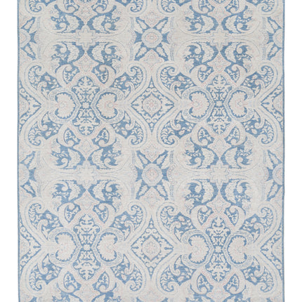 Artemix 6' 0" X 7' 11" Hand Knotted Wool Rug 6' 0" X 7' 11" (183 X 241) / Blue / Wool