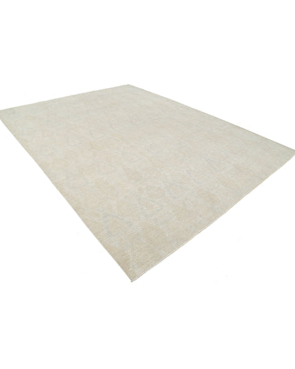 Artemix 8' 10" X 11' 5" Hand Knotted Wool Rug 8' 10" X 11' 5" (269 X 348) / Ivory / Wool