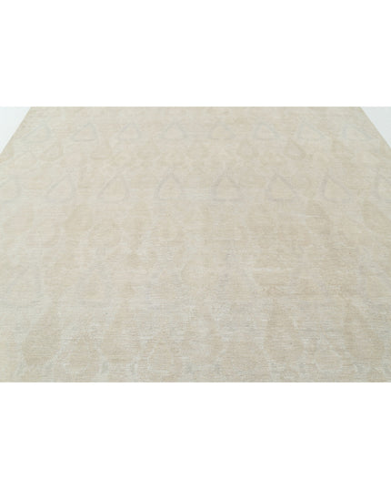 Artemix 8' 10" X 11' 5" Hand Knotted Wool Rug 8' 10" X 11' 5" (269 X 348) / Ivory / Wool