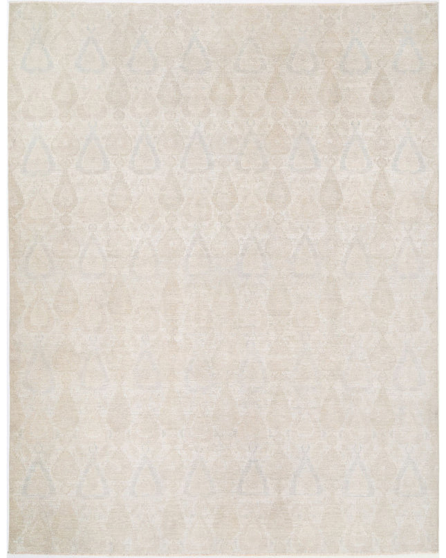 Artemix 8' 10" X 11' 5" Hand Knotted Wool Rug 8' 10" X 11' 5" (269 X 348) / Ivory / Wool