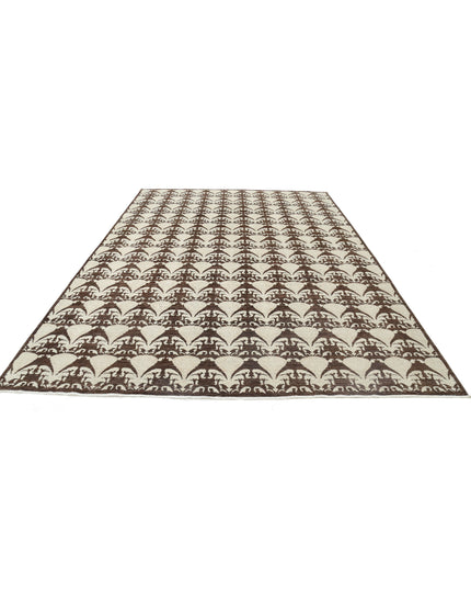 Artemix 8' 8" X 12' 2" Hand Knotted Wool Rug 8' 8" X 12' 2" (264 X 371) / Brown / Wool