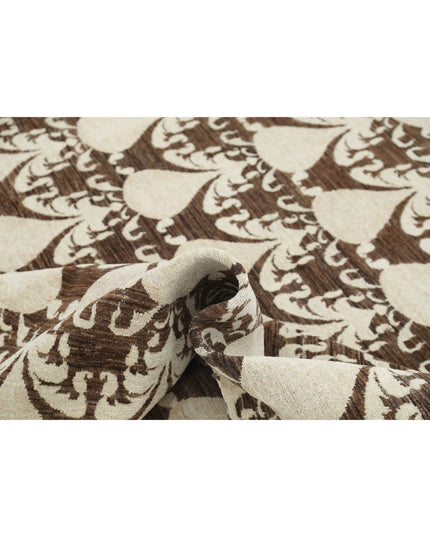 Artemix 8' 8" X 12' 2" Hand Knotted Wool Rug 8' 8" X 12' 2" (264 X 371) / Brown / Wool