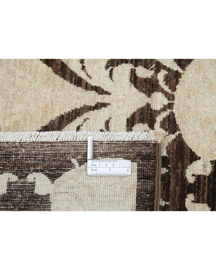 Artemix 8' 8" X 12' 2" Hand Knotted Wool Rug 8' 8" X 12' 2" (264 X 371) / Brown / Wool