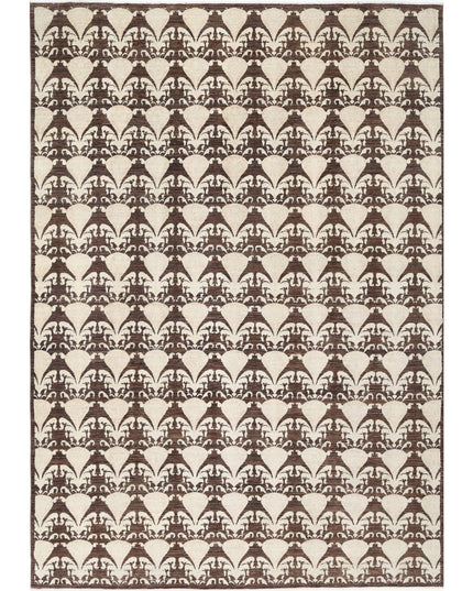 Artemix 8' 8" X 12' 2" Hand Knotted Wool Rug 8' 8" X 12' 2" (264 X 371) / Brown / Wool
