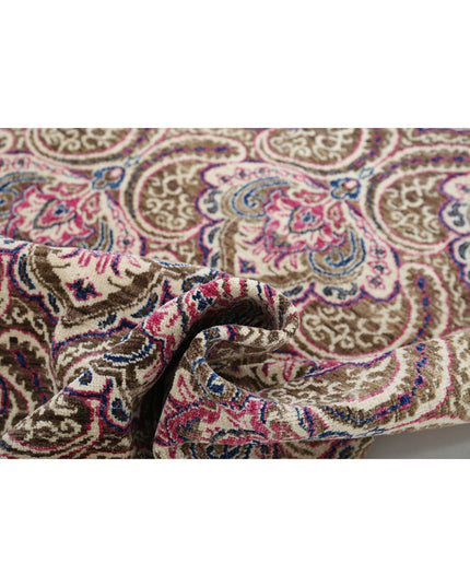 Artemix 5' 2" X 11' 4" Hand Knotted Wool Rug 5' 2" X 11' 4" (158 X 345) / Brown / Wool