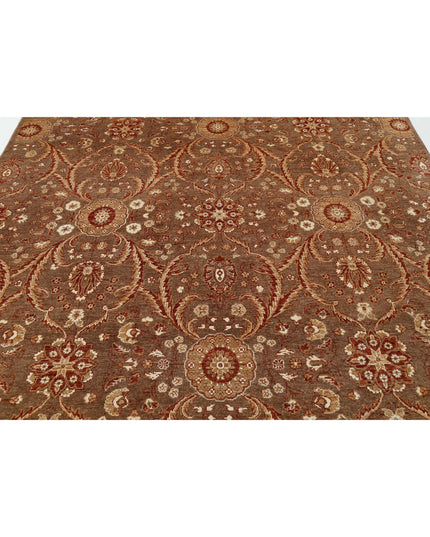Artemix 8' 0" X 9' 8" Hand Knotted Wool Rug 8' 0" X 9' 8" (244 X 295) / Tan / Wool