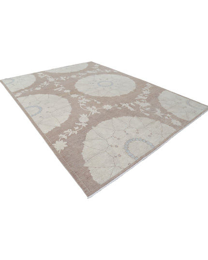 Artemix 8' 10" X 11' 9" Hand Knotted Wool Rug 8' 10" X 11' 9" (269 X 358) / Taupe / Wool
