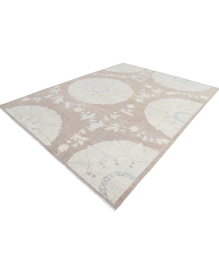 Artemix 8' 10" X 11' 9" Hand Knotted Wool Rug 8' 10" X 11' 9" (269 X 358) / Taupe / Wool