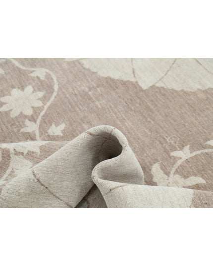 Artemix 8' 10" X 11' 9" Hand Knotted Wool Rug 8' 10" X 11' 9" (269 X 358) / Taupe / Wool