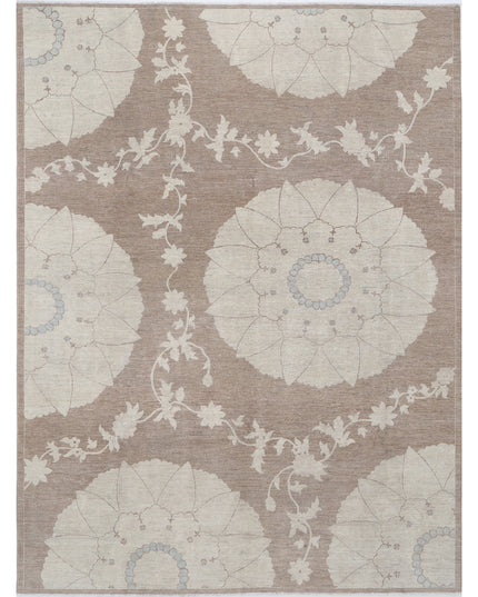 Artemix 8' 10" X 11' 9" Hand Knotted Wool Rug 8' 10" X 11' 9" (269 X 358) / Taupe / Wool