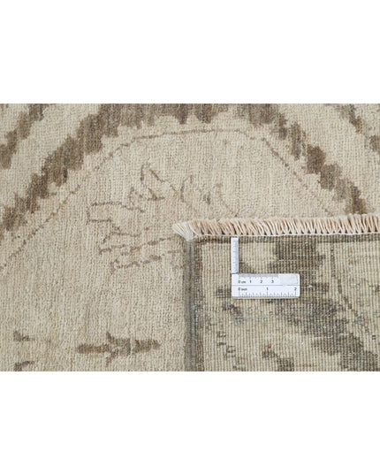 Artemix 8' 7" X 10' 10" Hand Knotted Wool Rug 8' 7" X 10' 10" (262 X 330) / Brown / Wool