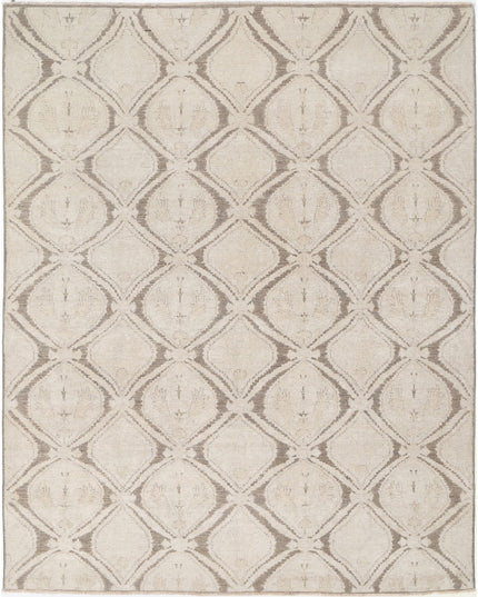 Artemix 8' 7" X 10' 10" Hand Knotted Wool Rug 8' 7" X 10' 10" (262 X 330) / Brown / Wool