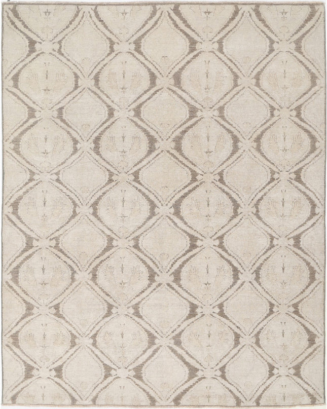 Artemix 8' 7" X 10' 10" Hand Knotted Wool Rug 8' 7" X 10' 10" (262 X 330) / Brown / Wool