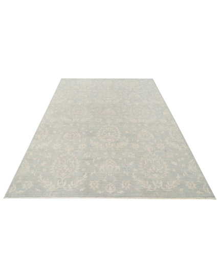 Artemix 6' 0" X 8' 8" Hand Knotted Wool Rug 6' 0" X 8' 8" (183 X 264) / Blue / Wool