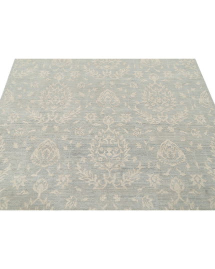 Artemix 6' 0" X 8' 8" Hand Knotted Wool Rug 6' 0" X 8' 8" (183 X 264) / Blue / Wool