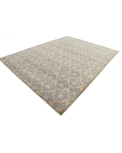 Artemix 8' 11" X 11' 8" Hand Knotted Wool Rug 8' 11" X 11' 8" (272 X 356) / Brown / Wool