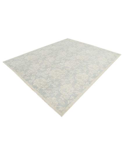 Artemix 8' 1" X 9' 9" Hand Knotted Wool Rug 8' 1" X 9' 9" (246 X 297) / Grey / Wool