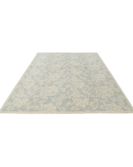 Artemix 8' 1" X 9' 9" Hand Knotted Wool Rug 8' 1" X 9' 9" (246 X 297) / Grey / Wool